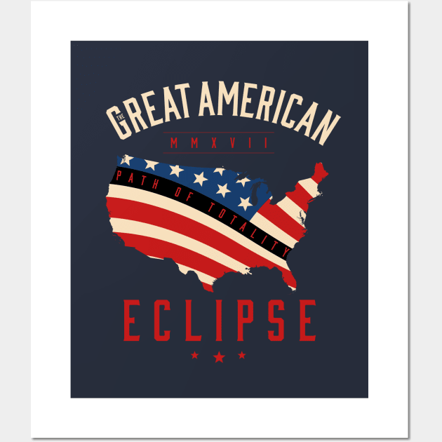 Great American Eclipse: OBEY Wall Art by Black Otter